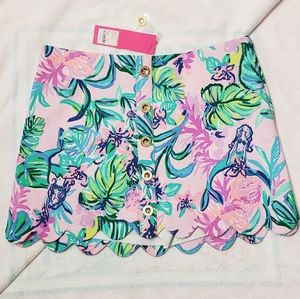 Lilly Pulitzer Kaylie button front skort Sz 6